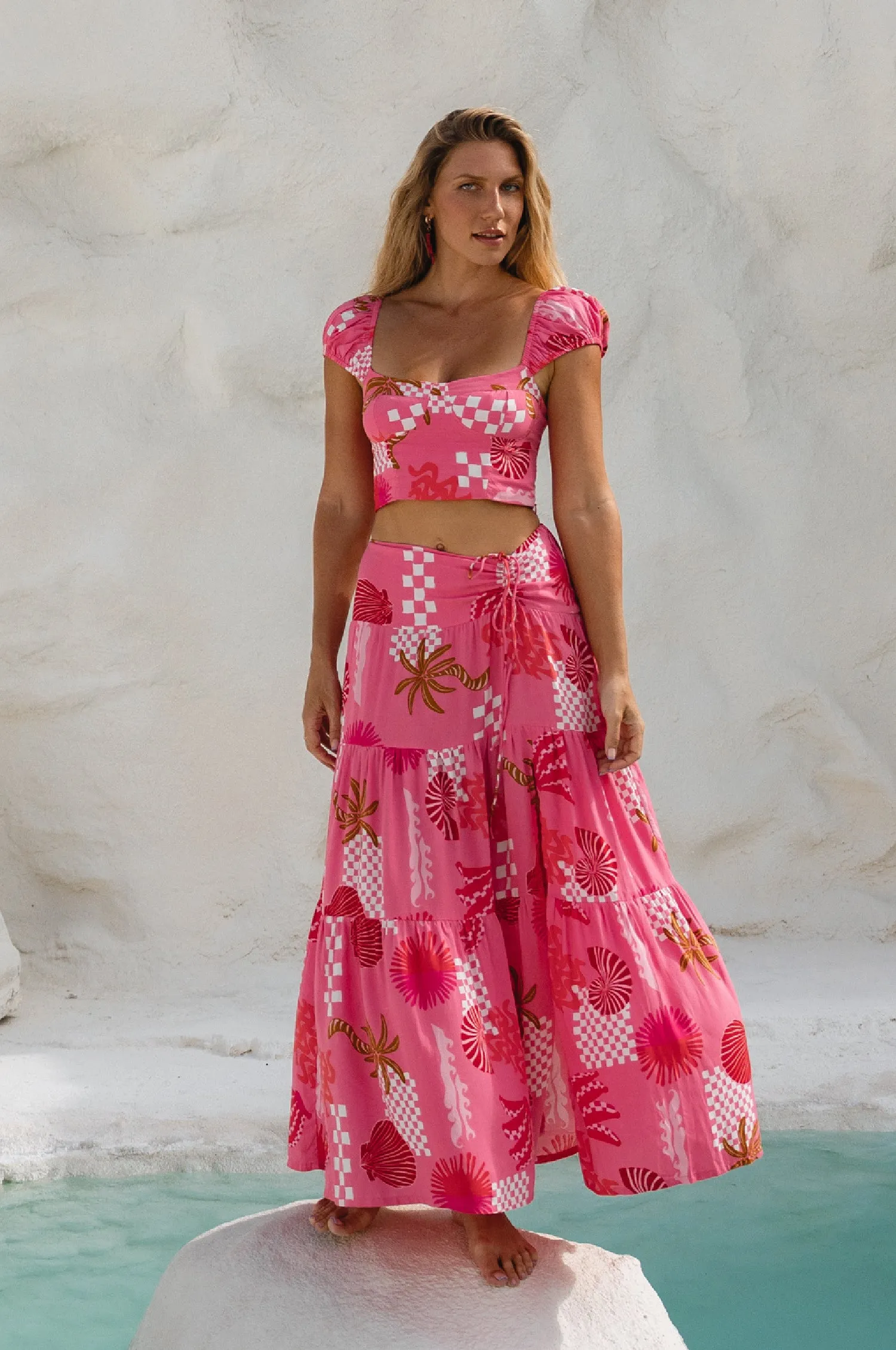 Tropicana Maxi Skirt - Corfu sold by Folklore Shop