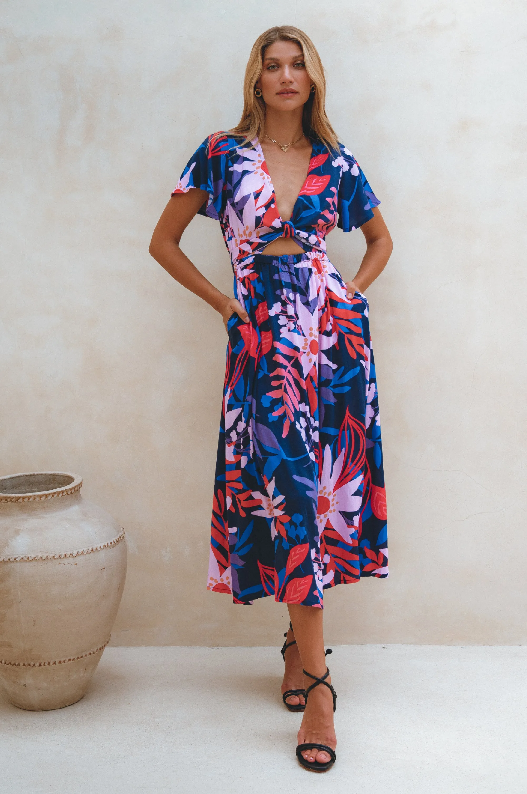 Samara Convertible Midi Dress - Tahiti sold by Folklore Shop product image thumbnail 4