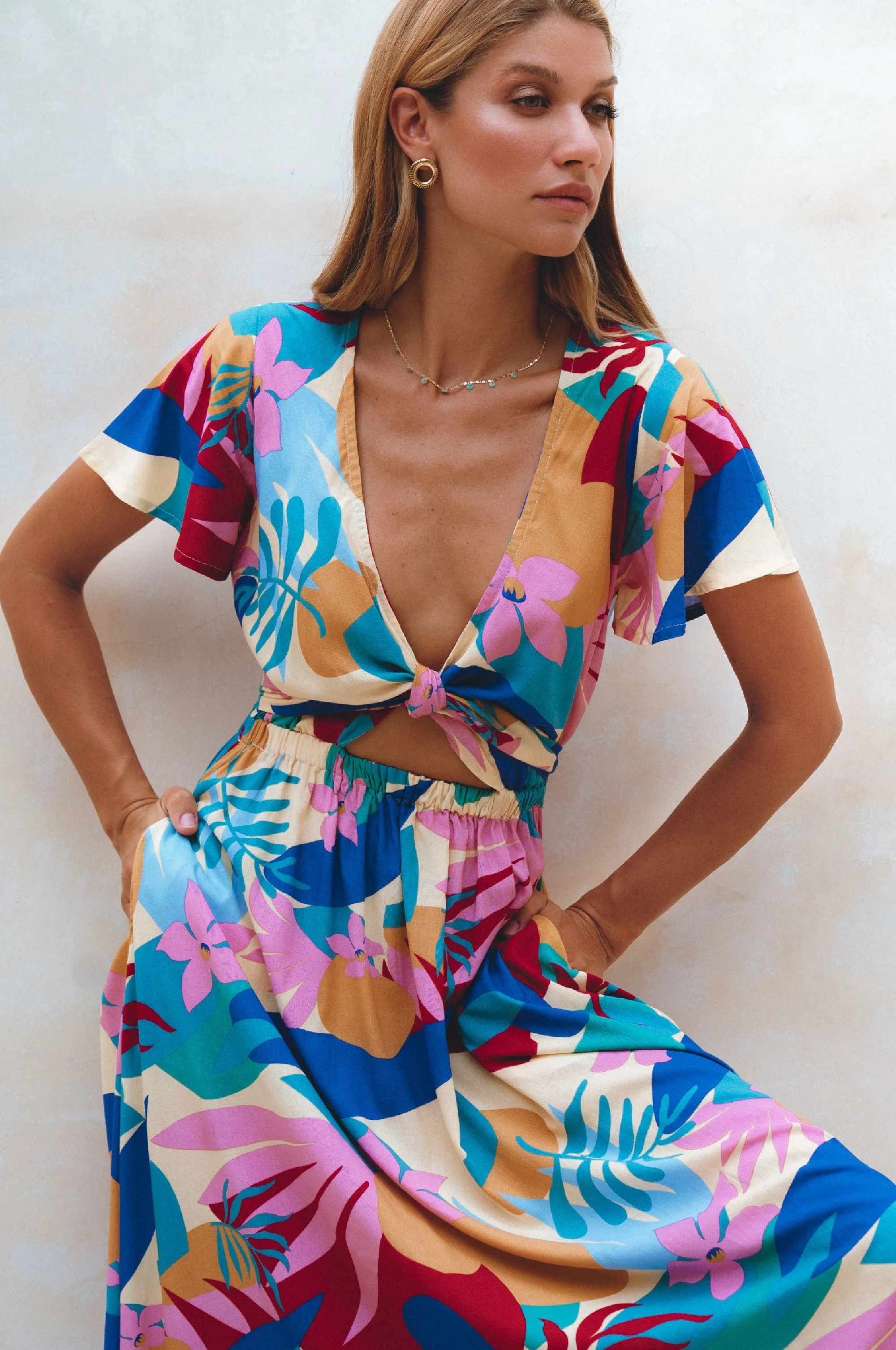 Samara Convertible Midi Dress - Havana sold by Folklore Shop product image thumbnail 5