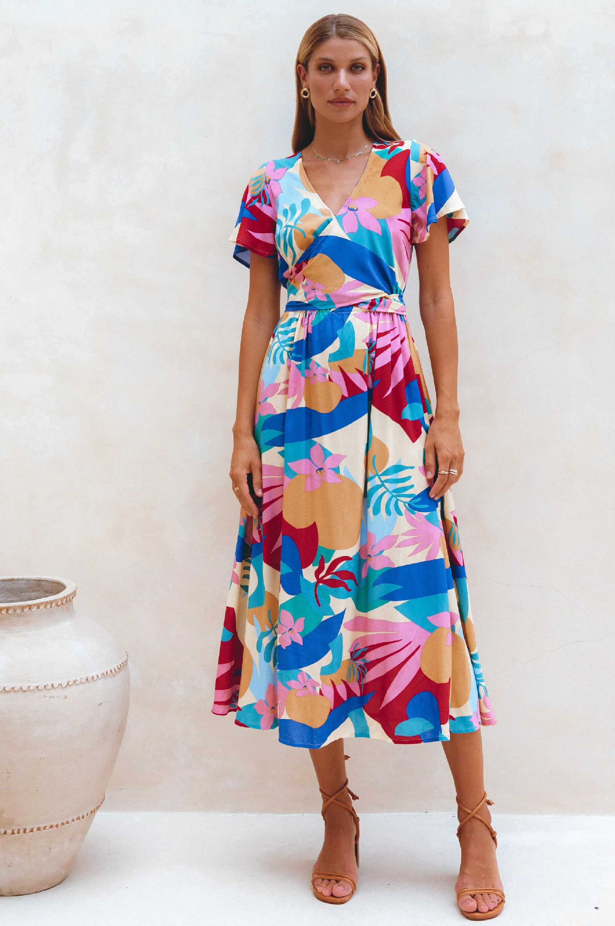 Samara Convertible Midi Dress - Havana sold by Folklore Shop product image thumbnail 3