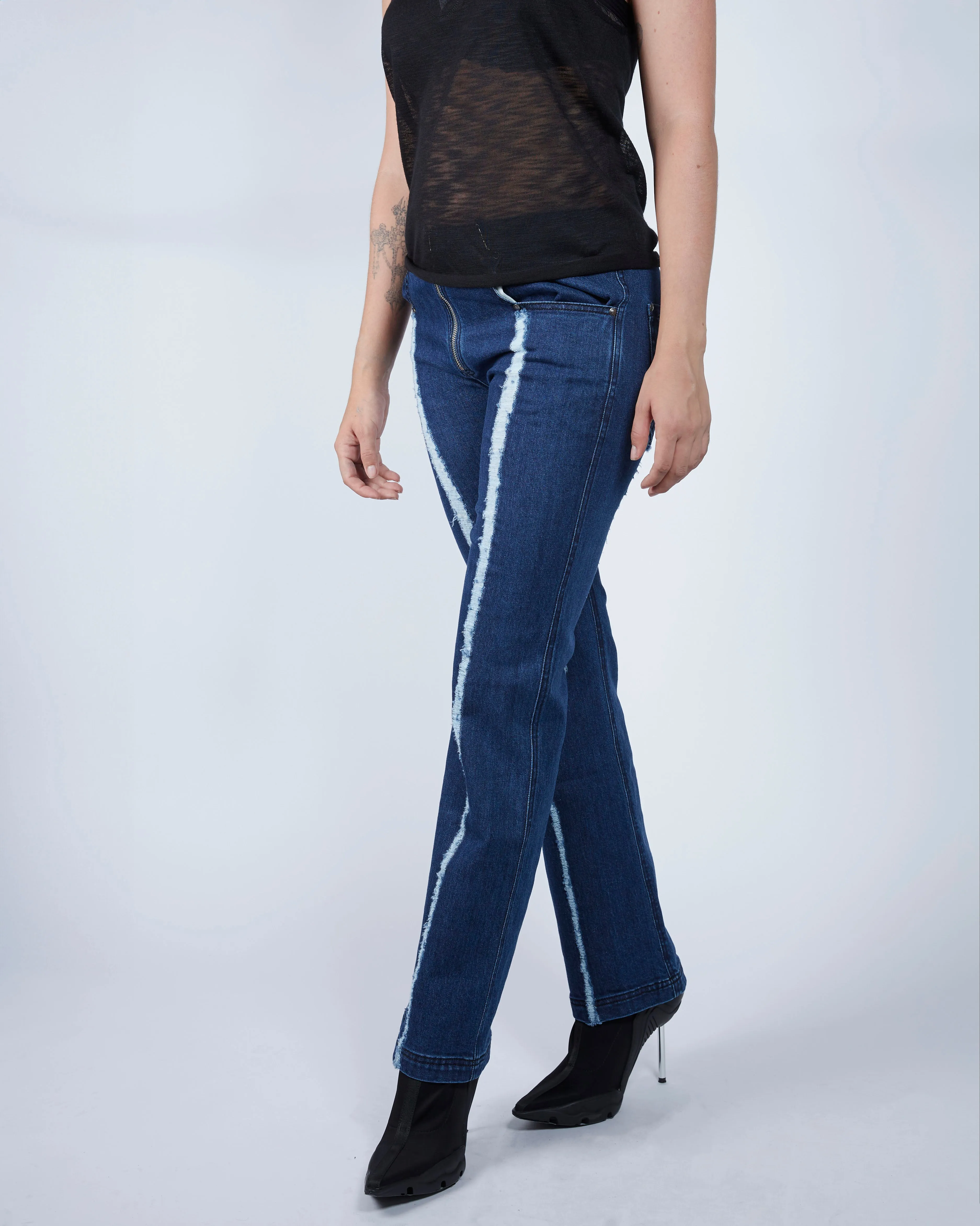 Distressed Denim Pants sold by Folklore Shop product image thumbnail 2