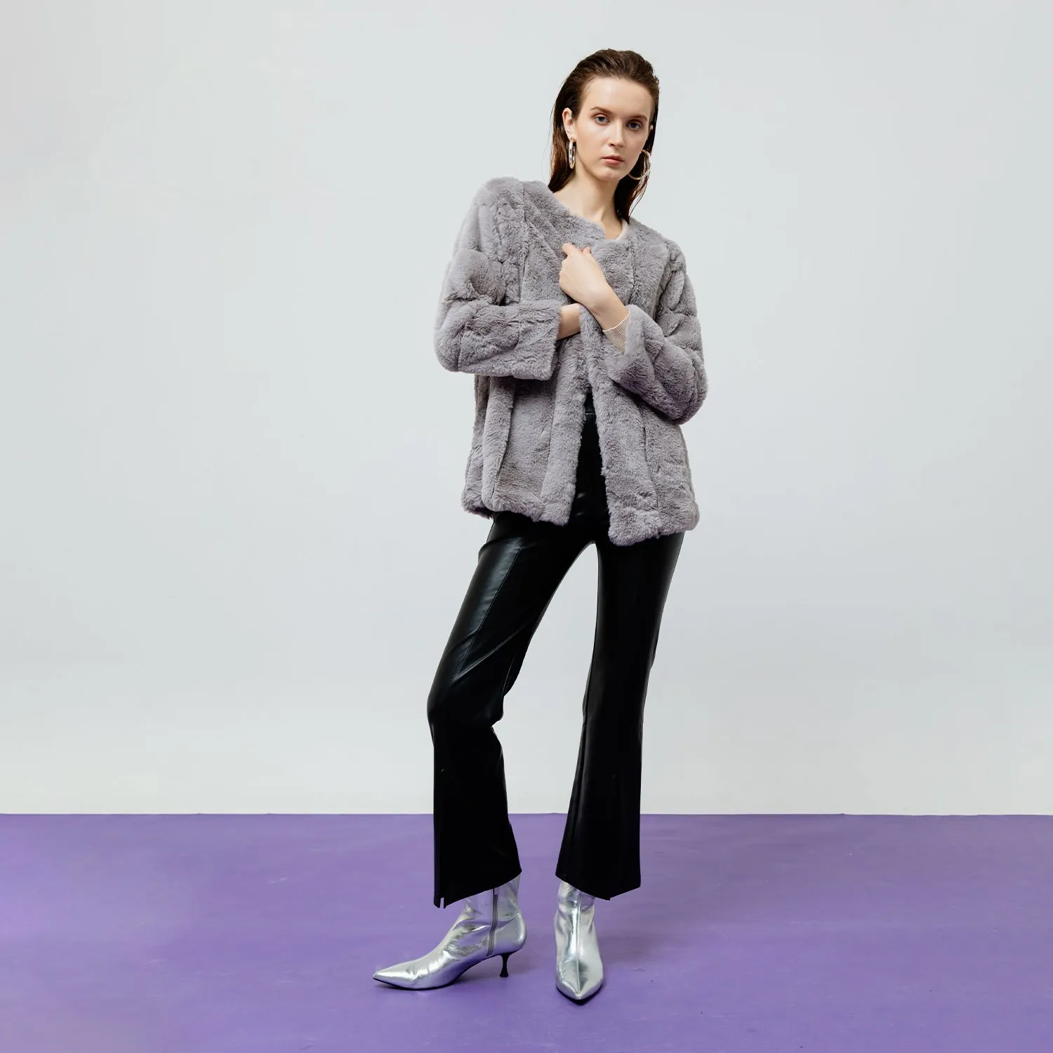 SERAPHINE FAUX FUR JACKET OUTERWEAR sold by Folklore Shop product image thumbnail 5