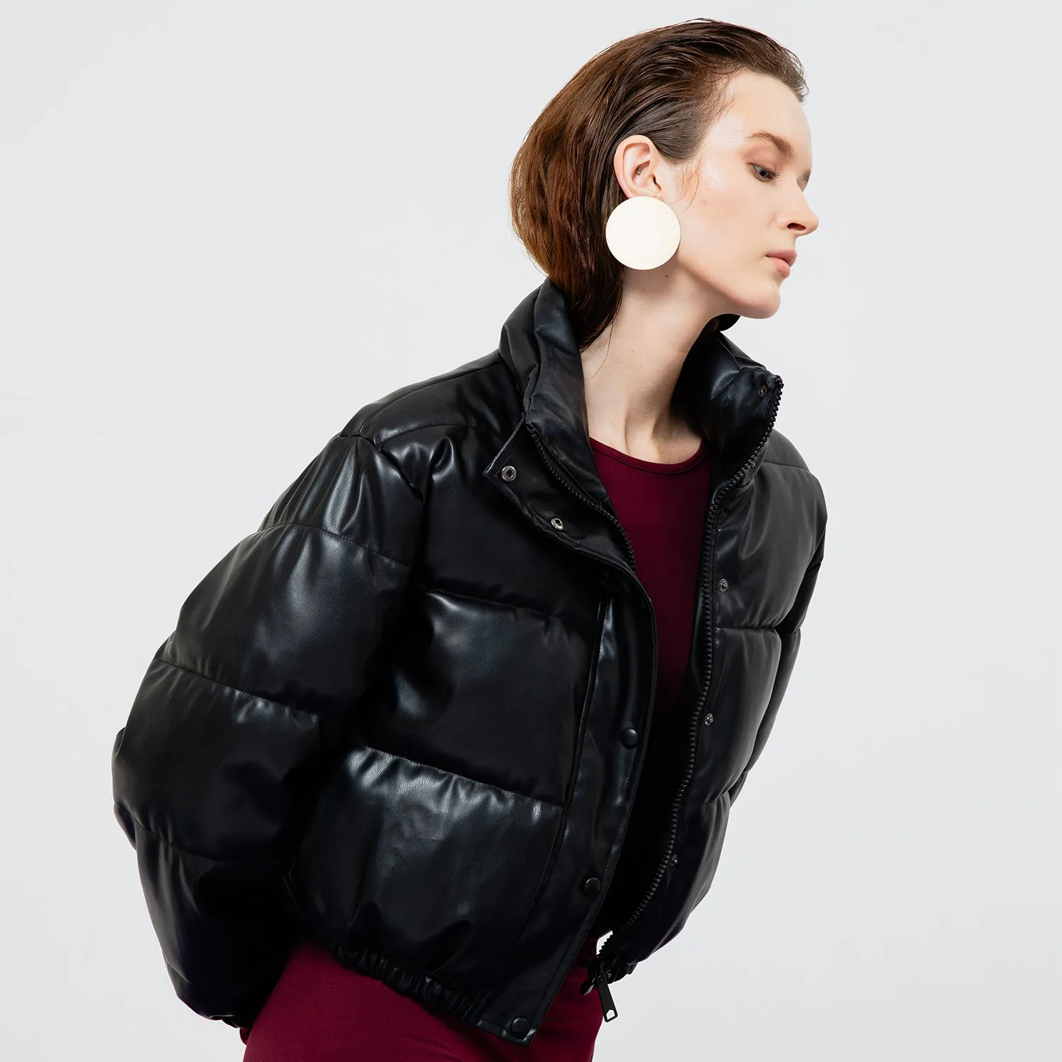 Lyra Quilted Leather Jacket sold by Folklore Shop product image thumbnail 3