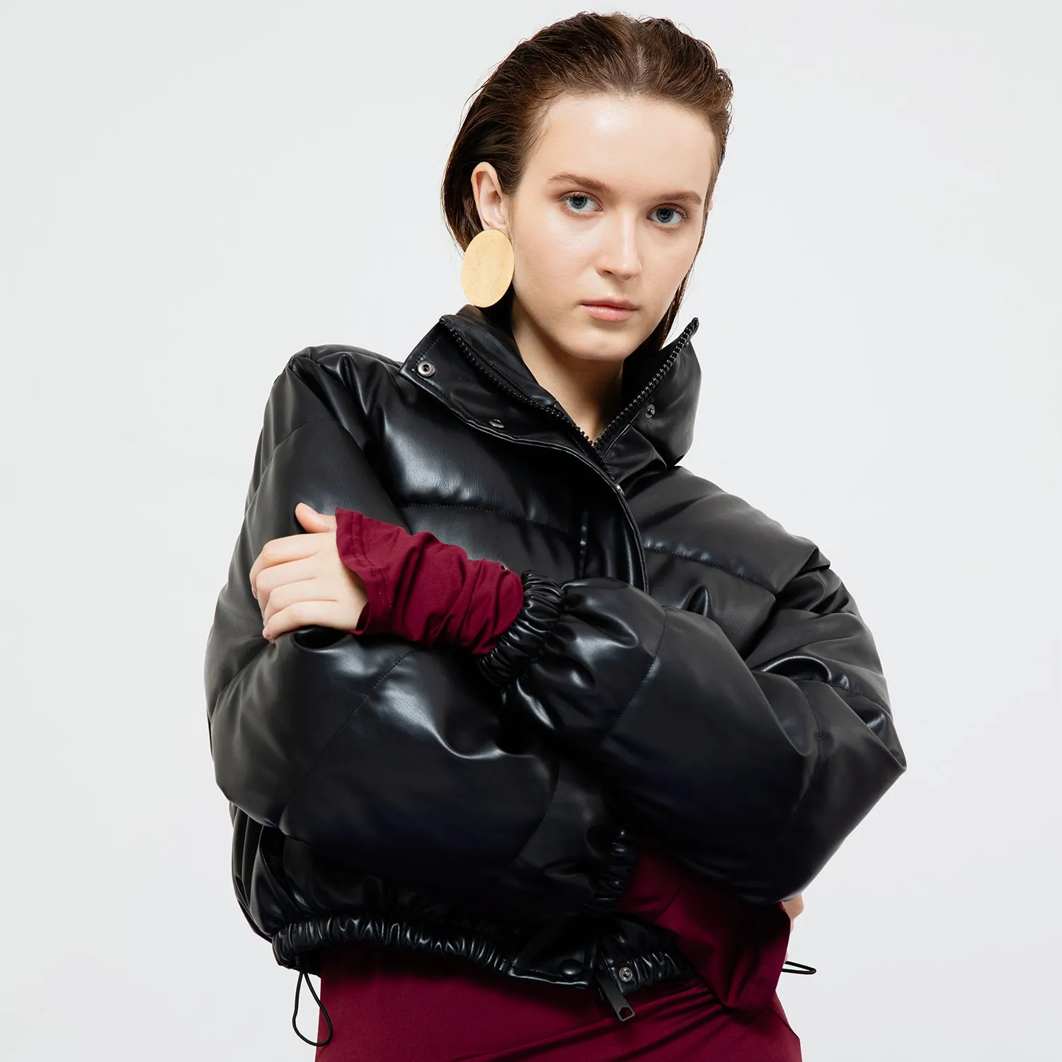 Lyra Quilted Leather Jacket sold by Folklore Shop product image thumbnail 4