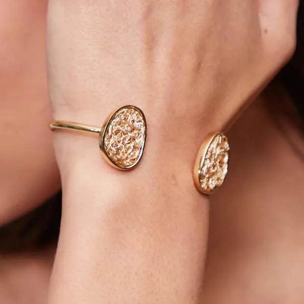 Elixir Gold Bangle Bracelet sold by Folklore Shop product image thumbnail 3