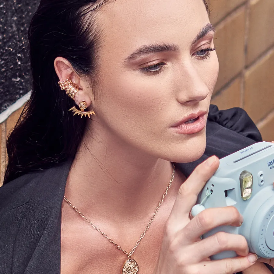 Gold Ear cuff Sense sold by Folklore Shop product image thumbnail 2