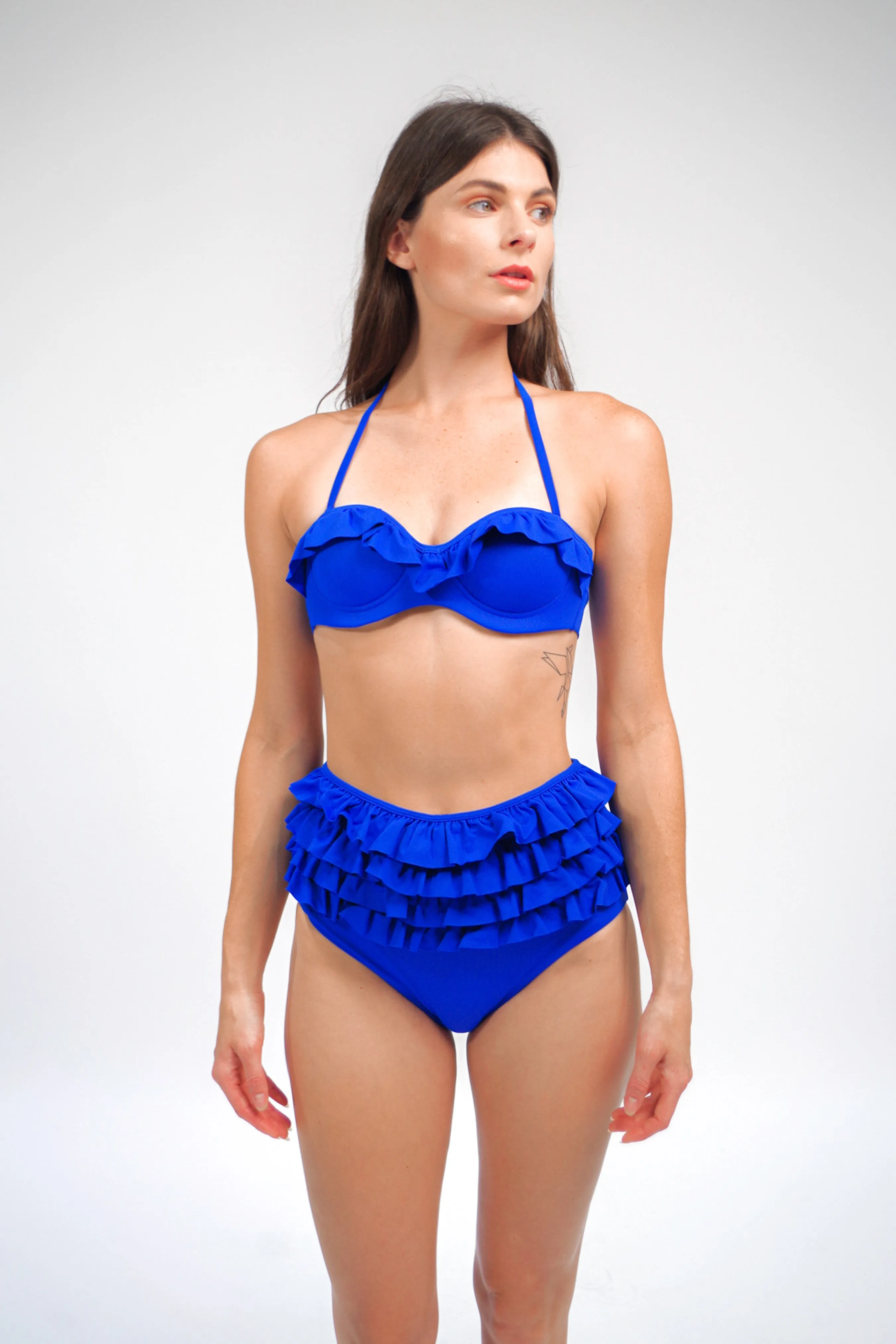 Ruby underwire ruffle bikini top sold by Folklore Shop product image thumbnail 4