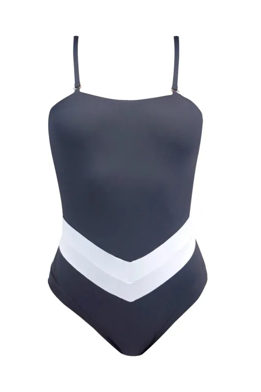 Vee convertible one piece swimsuit sold by Folklore Shop