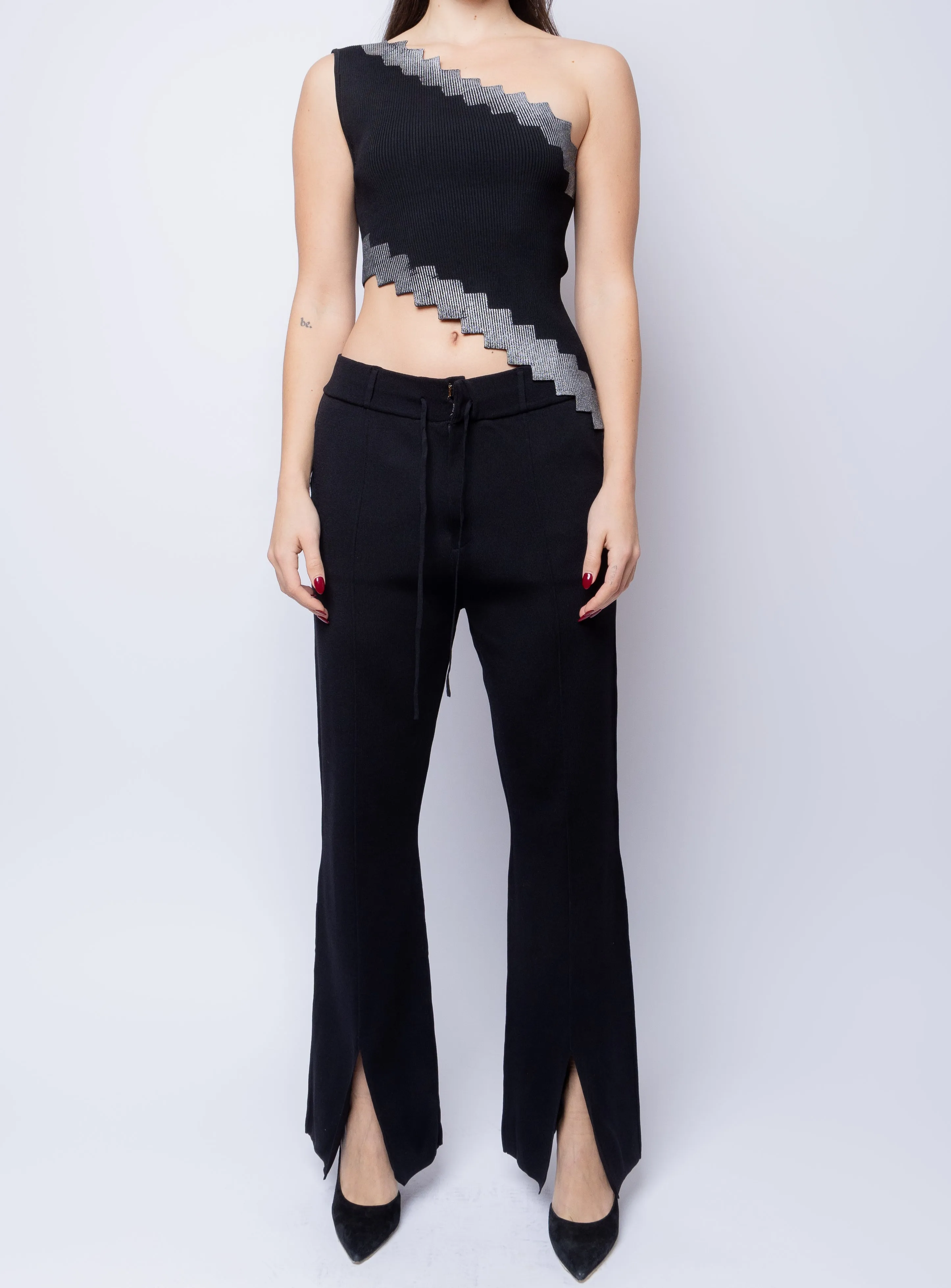 Asymmetrical Metallic Gear Tank sold by Folklore Shop product image thumbnail 2