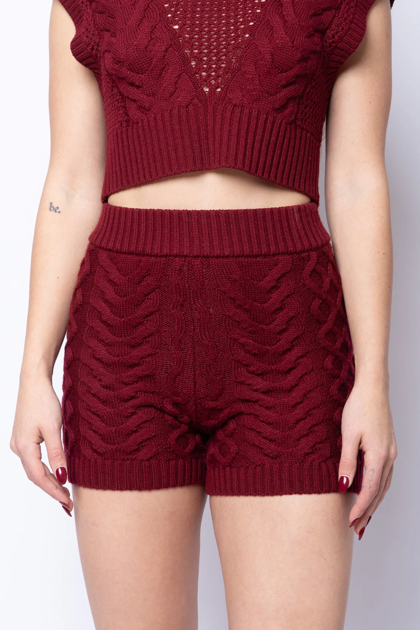 Chunky Knit Shorts sold by Folklore Shop product image thumbnail 4