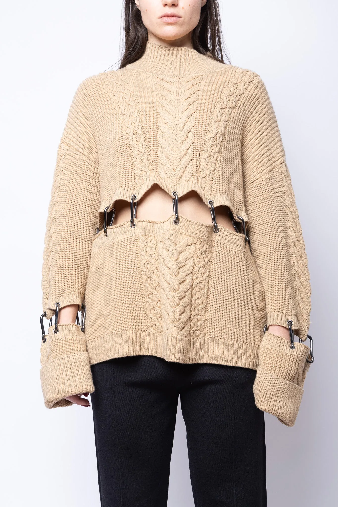 Chunky Knit Carabiner Sweater sold by Folklore Shop product image thumbnail 4