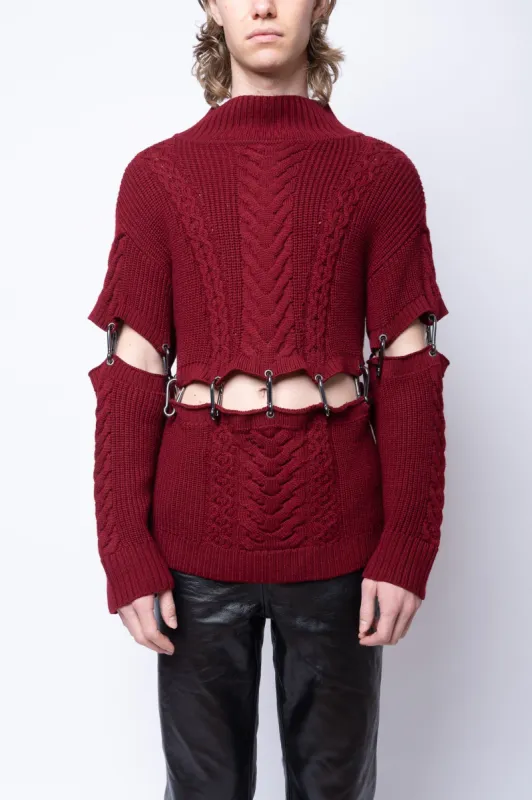 Chunky Knit Carabiner Sweater sold by Folklore Shop
