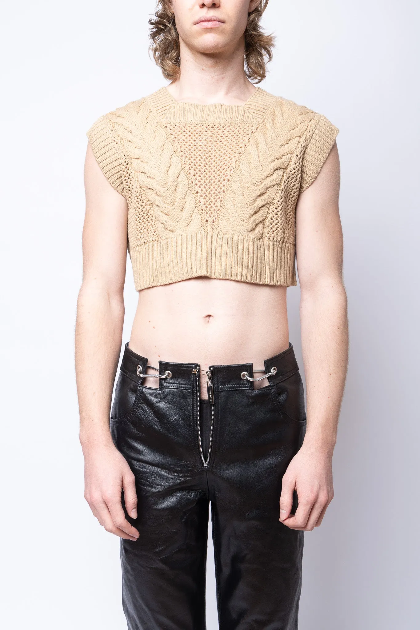 Chunk Knit Sweater Vest sold by Folklore Shop product image thumbnail 4