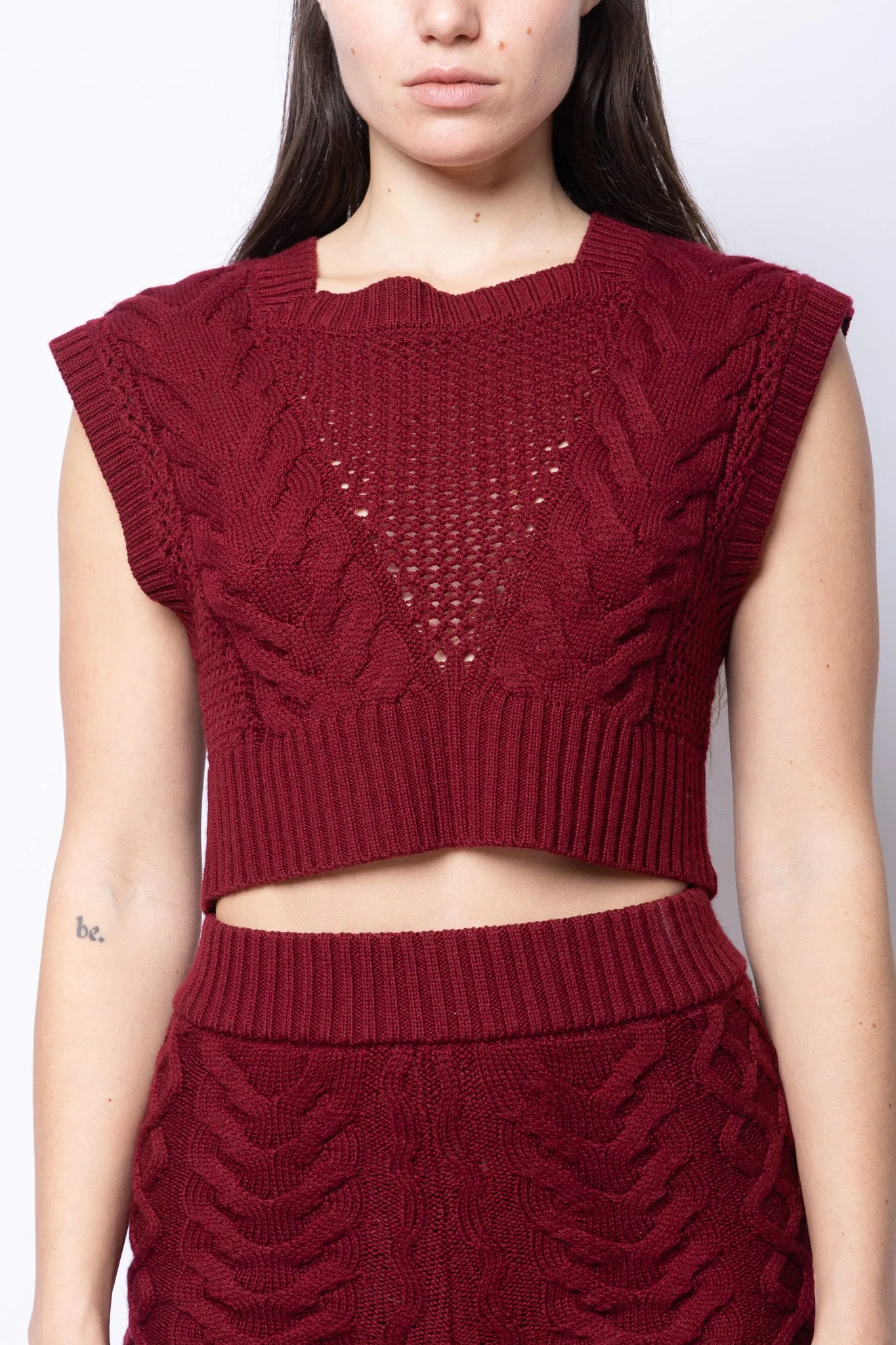 Chunk Knit Sweater Vest sold by Folklore Shop