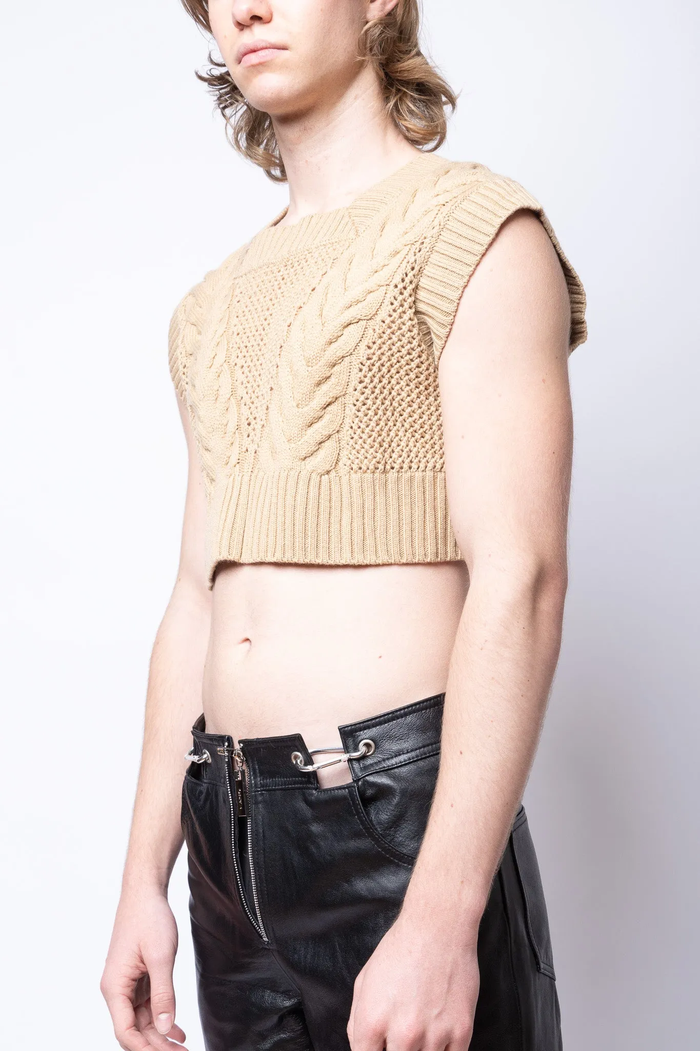 Chunk Knit Sweater Vest sold by Folklore Shop product image thumbnail 5
