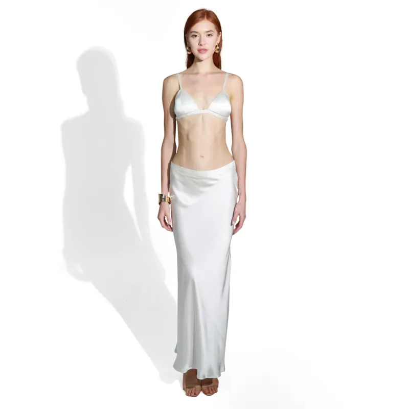Dream Silk Bias Maxi Skirt Set sold by Folklore Shop