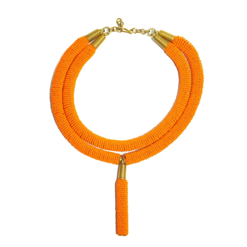 Stunning Beaded Necklace sold by Folklore Shop