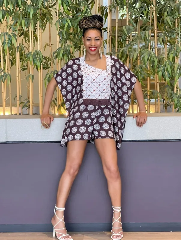 KORI Caftan Romper sold by Folklore Shop