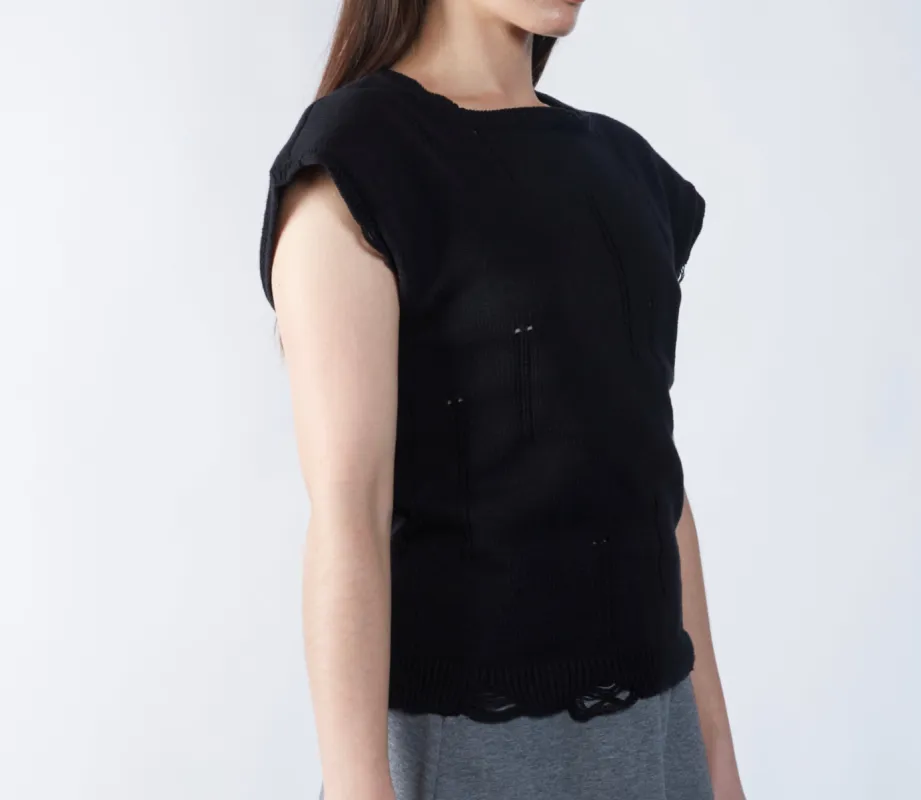 Geometric Distress Tank sold by Folklore Shop