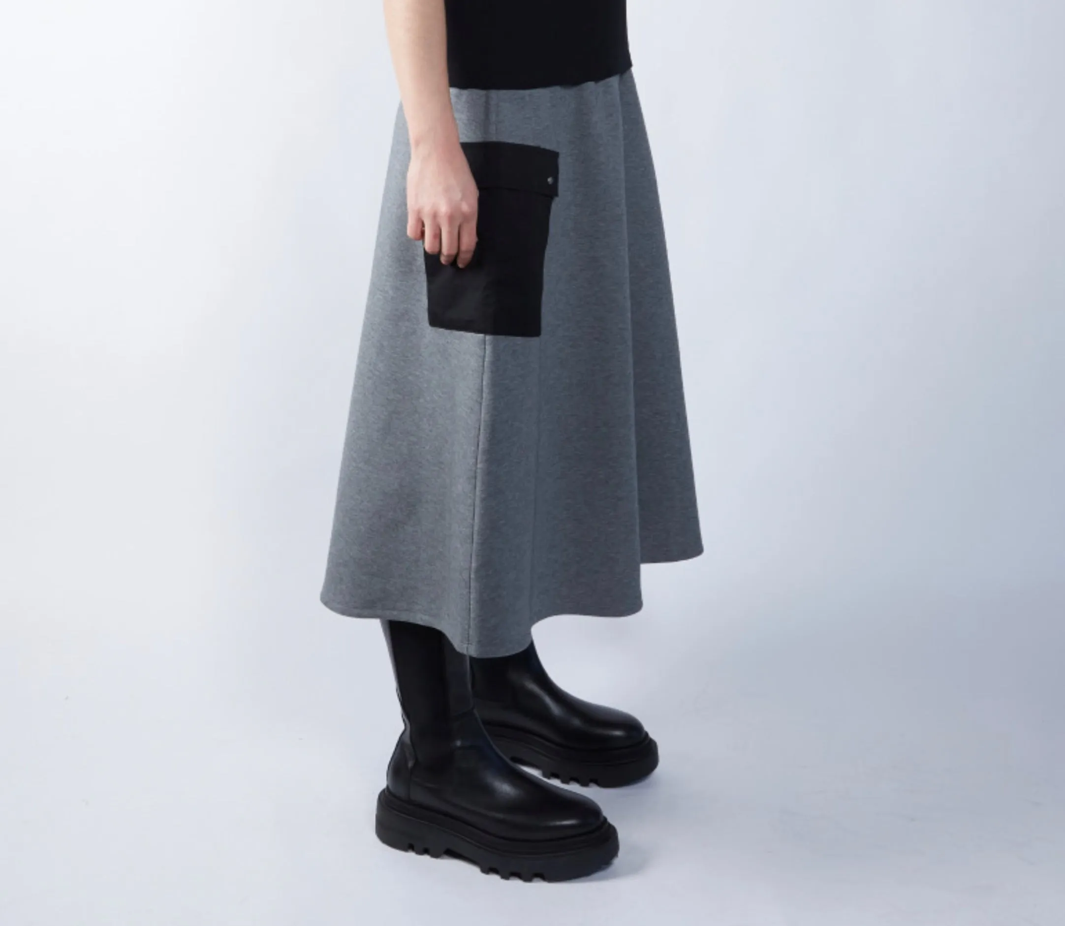 Midi Cargo Knit Skirt sold by Folklore Shop product image thumbnail 3