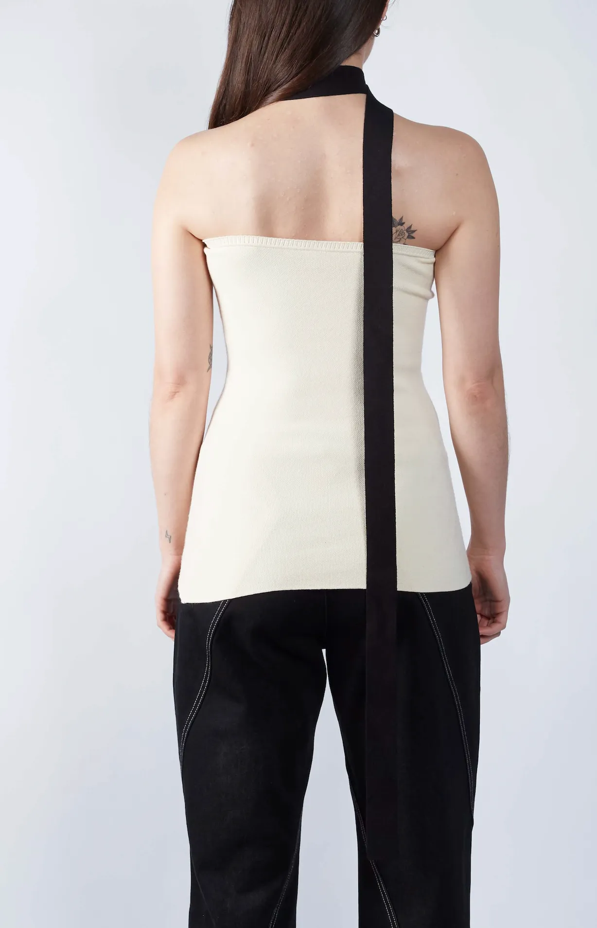 Grommet Choker Knit Top sold by Folklore Shop product image thumbnail 3