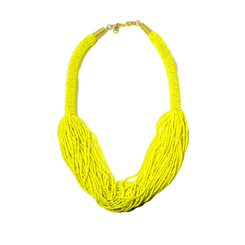 Multi-Strand Beaded Necklace sold by Folklore Shop