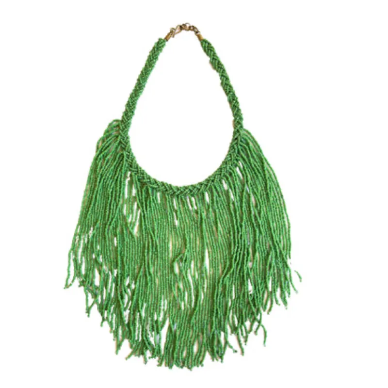Cascading Beaded Necklace sold by Folklore Shop