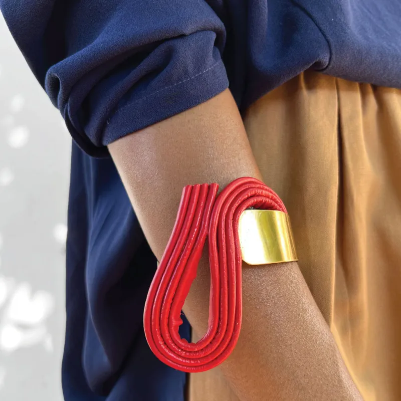 Red Odyssey Bracelet sold by Folklore Shop