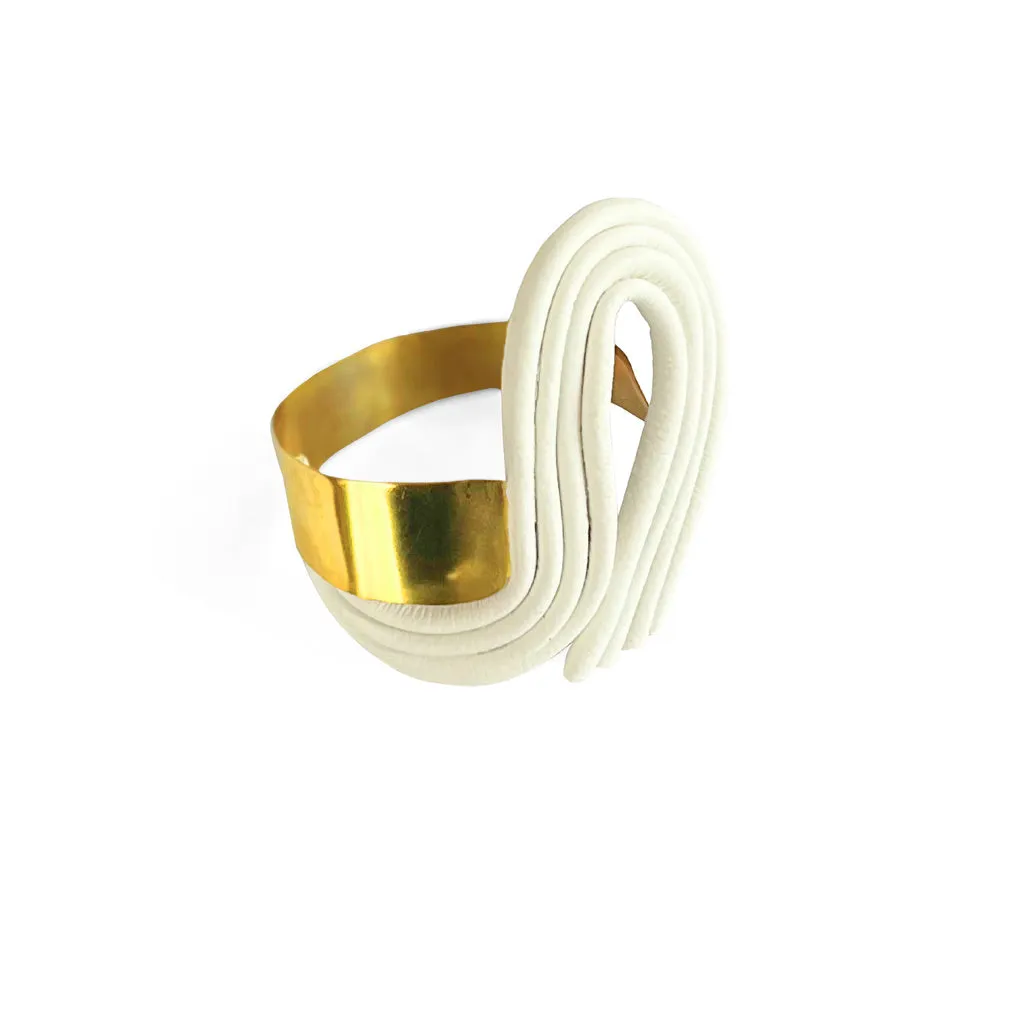 White Odyssey Bracelet sold by Folklore Shop product image thumbnail 2