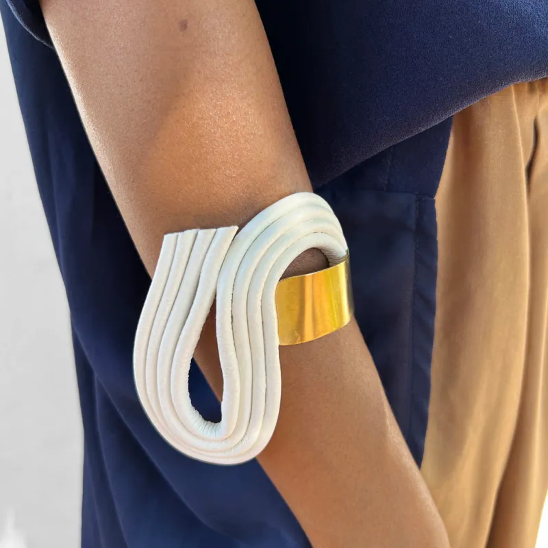 White Odyssey Bracelet sold by Folklore Shop