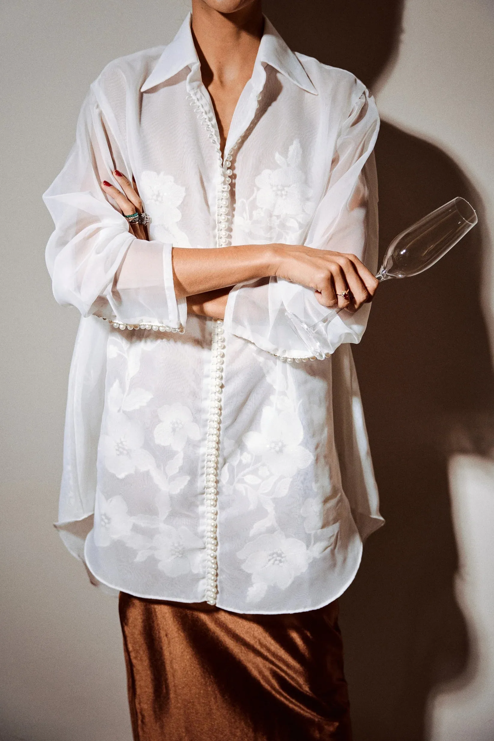 WINTER BLOOM SHIRT sold by Folklore Shop product image thumbnail 2