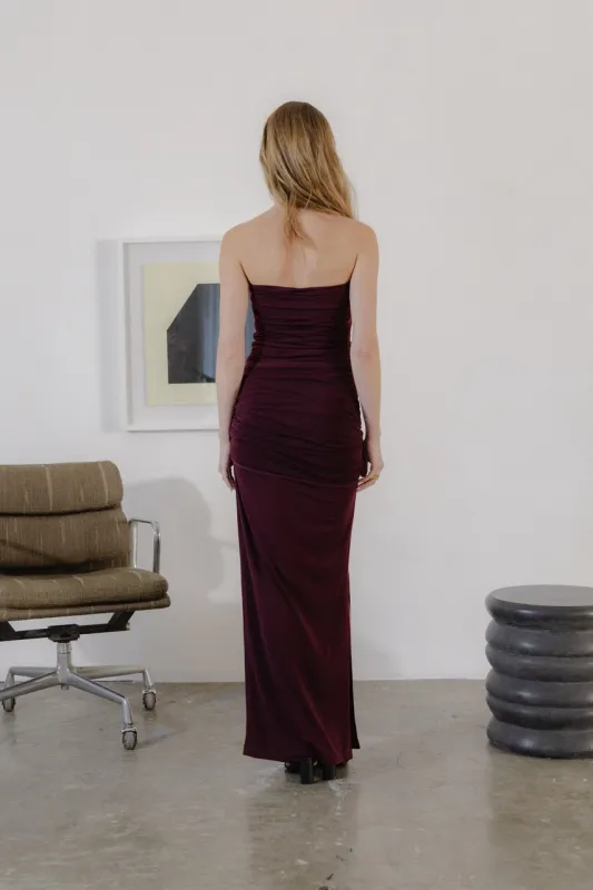 Gina Dress - Wine sold by Folklore Shop