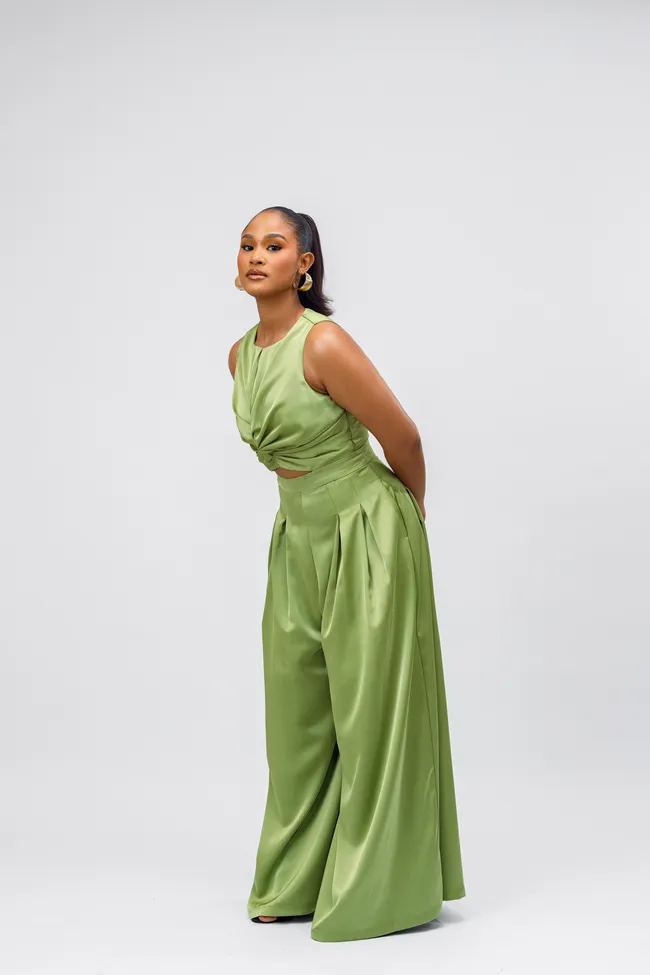 Knot Wide Leg Jumpsuit sold by Folklore Shop product image thumbnail 2