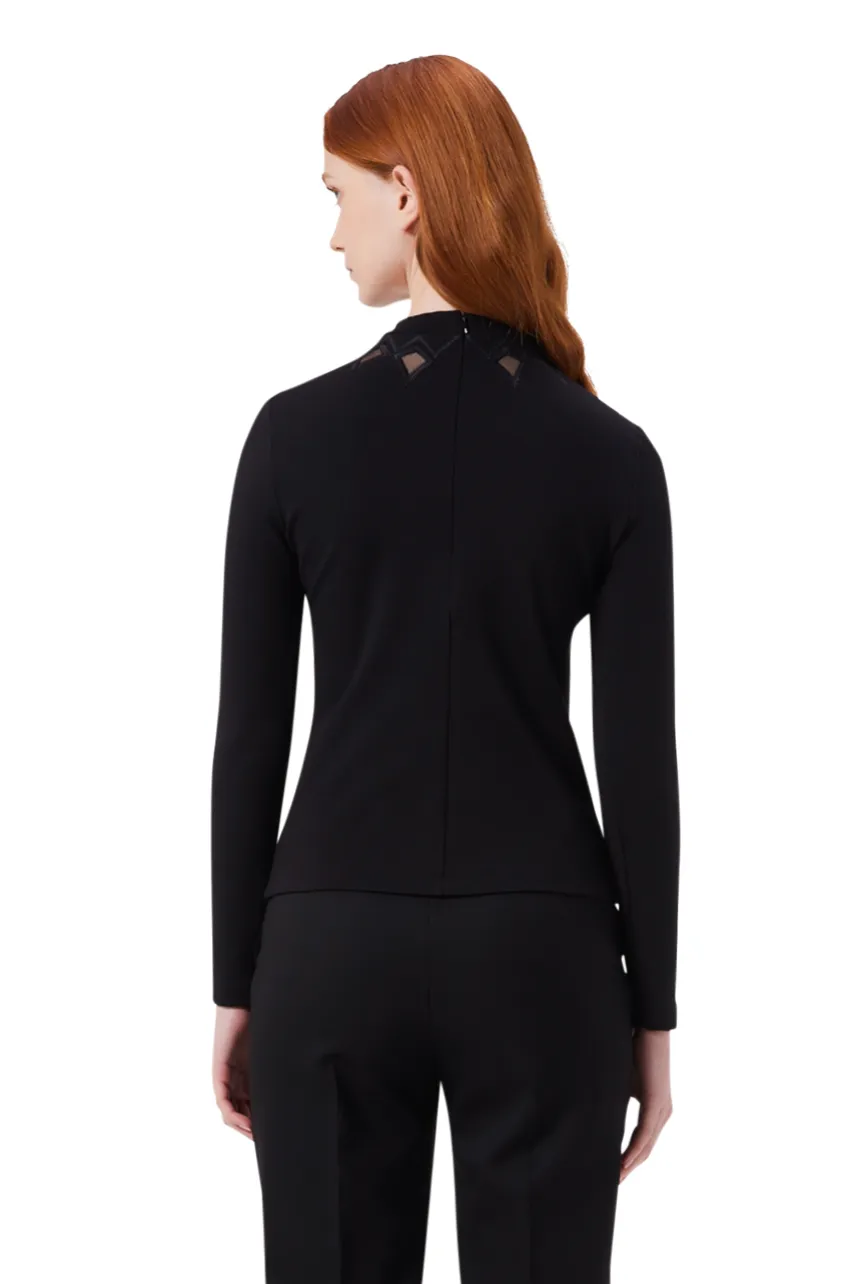 Lumière Long Sleeve Blouse in Black sold by Folklore Shop product image thumbnail 2