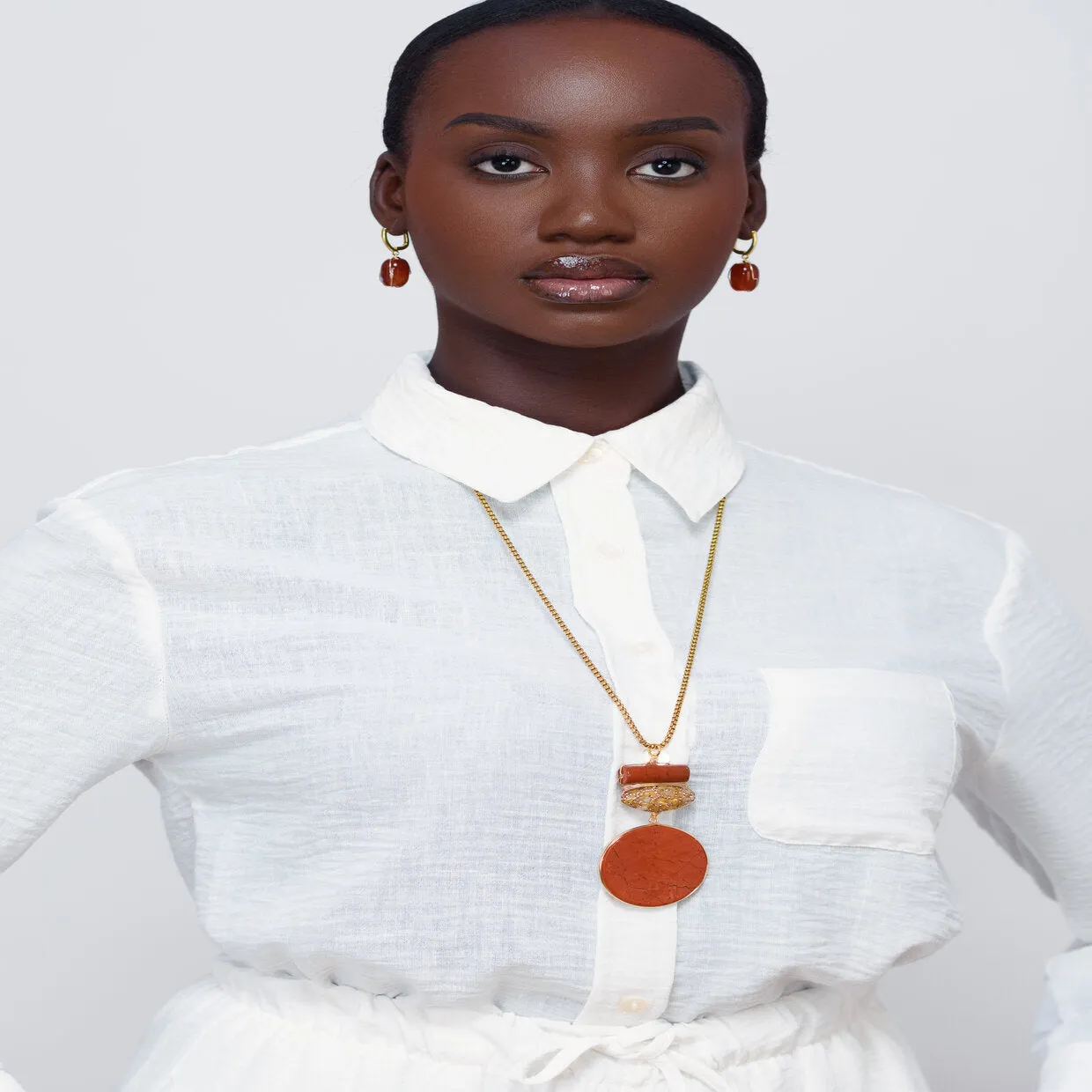 JOY Pendant Necklace sold by Folklore Shop product image thumbnail 2