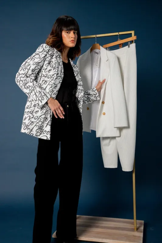 Letters Unstructured Blazer sold by Folklore Shop