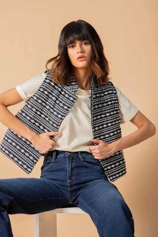 Folk Quilted Vest sold by Folklore Shop