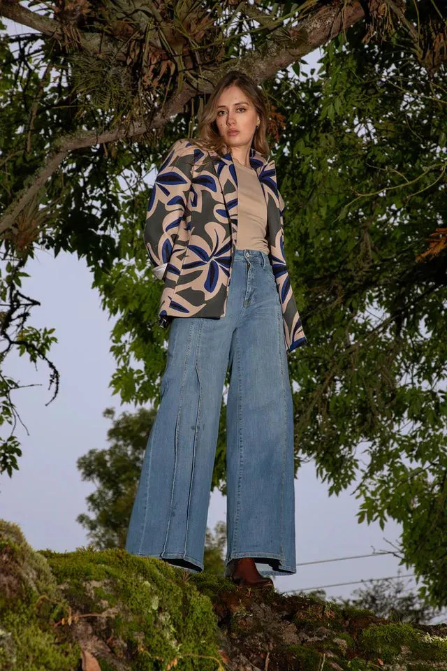 Botanik Patterned Blazer sold by Folklore Shop product image thumbnail 3