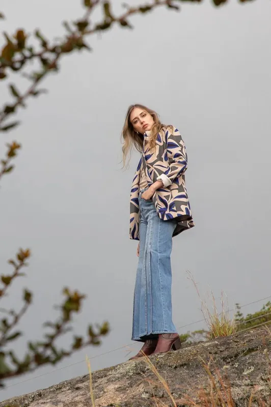 Botanik Patterned Blazer sold by Folklore Shop