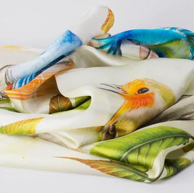 magnolia scarf sold by Folklore Shop product image thumbnail 3