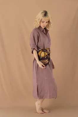 red wine gold deer scarf sold by Folklore Shop product image thumbnail 5