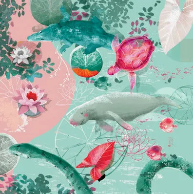 river animal scarf sold by Folklore Shop