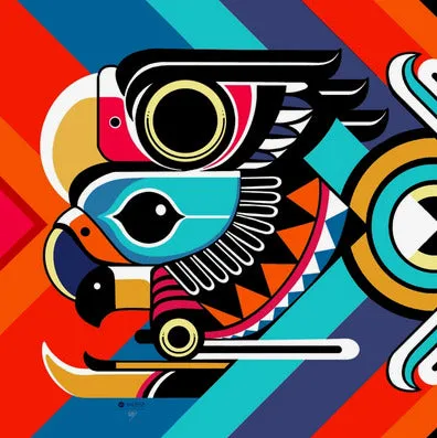 sacred animal scarf sold by Folklore Shop