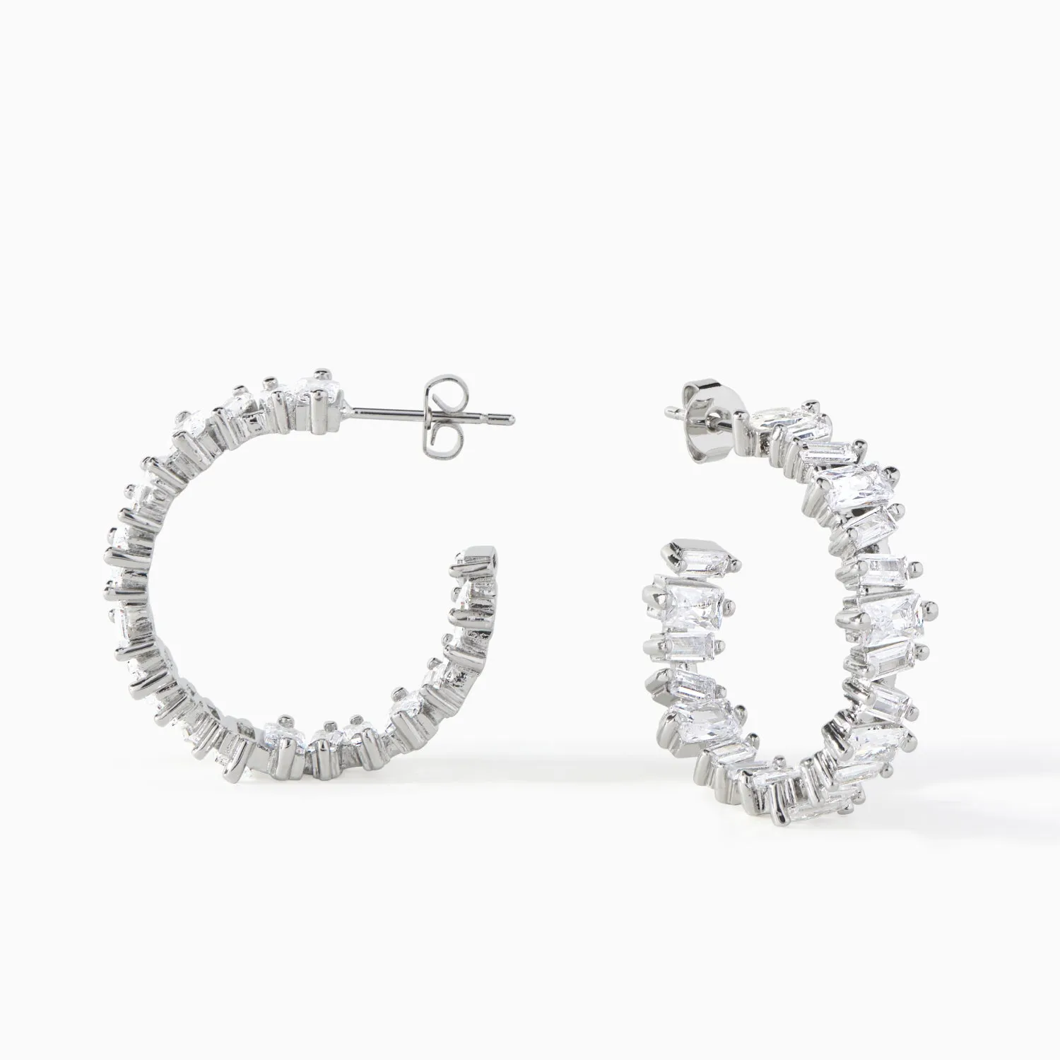 The Clarity Hoop Earrings sold by Folklore Shop product image thumbnail 3