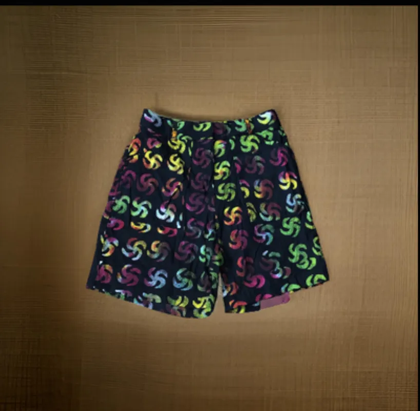 Black, Red, and Yellow Motif Shorts sold by Folklore Shop