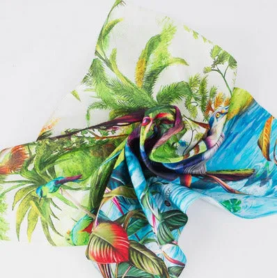 heron handkerchief sold by Folklore Shop product image thumbnail 2