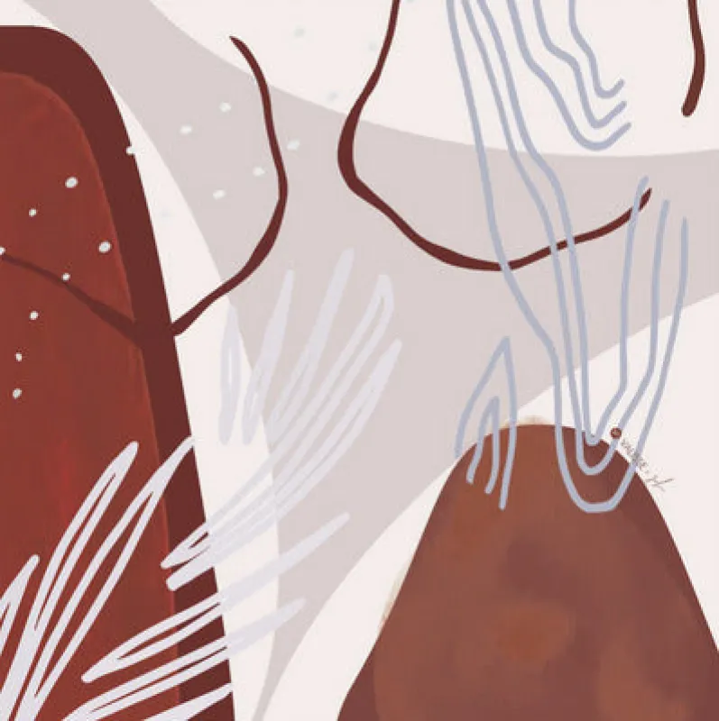 red mountains handkerchief sold by Folklore Shop