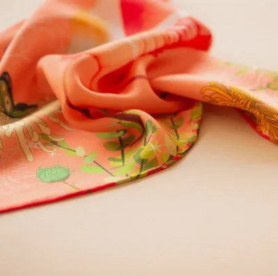 spoonbill heron handkerchief sold by Folklore Shop product image thumbnail 2