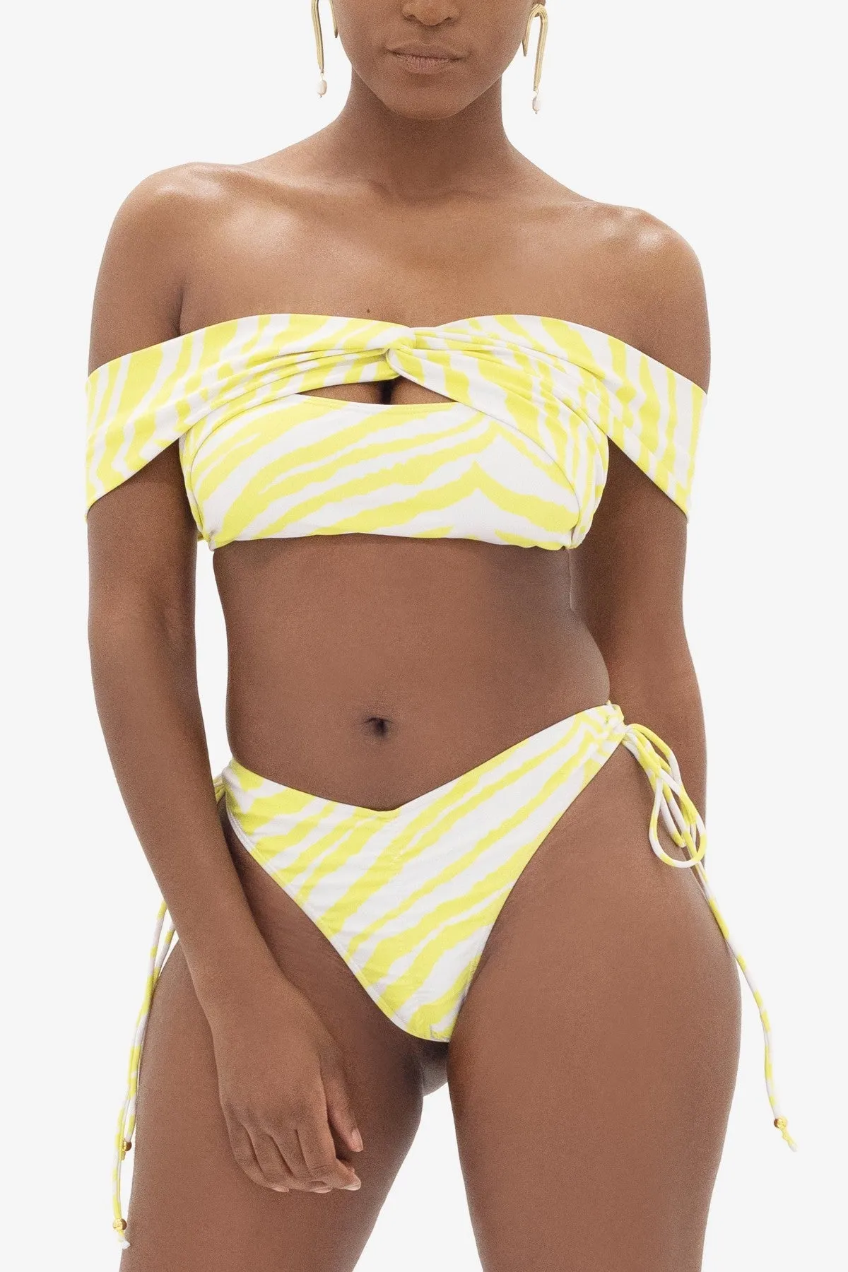 Zebina Swim Crop sold by Folklore Shop
