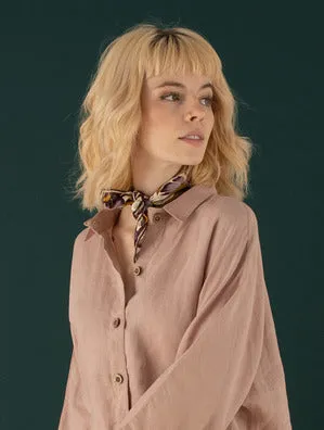 ivory gold deer handkerchief sold by Folklore Shop product image thumbnail 2